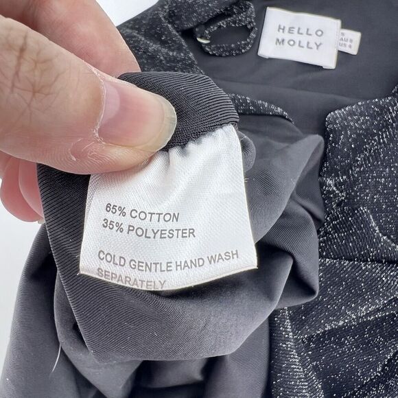 Hello Molly Black Spaghetti Strap Bodycon Mini Dress - Picture 4 of 4